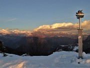 87 Luci del tramonto sul Pizzo Cerro (1285 m)